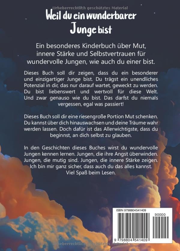 amazon/books Weil du ein wunderbarer Junge bist: Ein besonderes Kinderbuch über Mut innere Stärke und Selbstvertrauen für wundervolle Jungen wie auch du einer bist : Jahn Sabine: Amazon.de: Books Bis zu 55% Rabatt