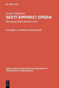 buecher Adversus dogmaticos (eBook PDF) von Sextus Empiricus - bücher.de