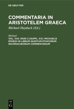 buecher Michaelis Ephesii in librum quintum Ethicorum Nicomacheorum commentarium (eBook … von Michael - bücher.de Discount Store für neue Produkte