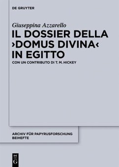 buecher Il dossier della "domus divina" in Egitto (eBook PDF) von Giuseppina Azzarello - bücher.de